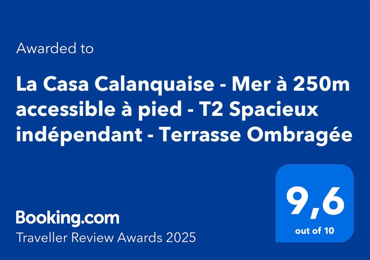 La Casa Calanquaise - Mer A 250M Accessible A Pied - T2 Spacieux Independant - Terrasse Ombragee Ensues-la-Redonne Eksteriør bilde